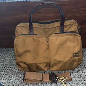 Filson Dryden briefcase - Whiskey